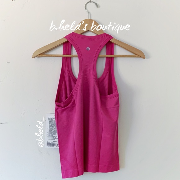 lululemon Swiftly Tech Racerback Tank Top 2.0 *RaceLength Sonic Pink Sz4 New NWT - Picture 8 of 15
